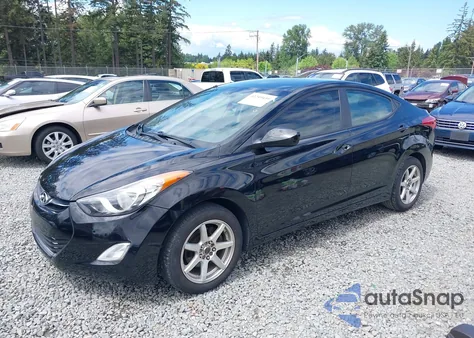 2012 Hyundai Elantra Gls (Ulsan Plant) z USA, uszkodzony, nr VIN KMHDH4AE0CU363189